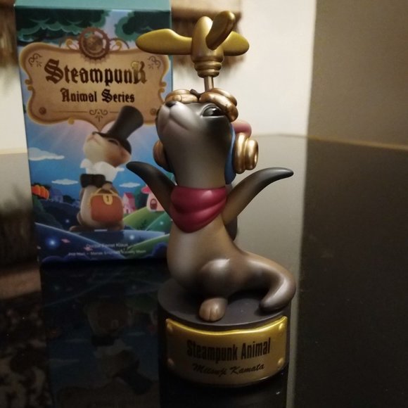 POP MART x Steampunk Animal Series Flying Ferret Aron Blind Box - Picture 5 of 10
